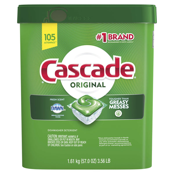 cascade dishwasher pods 105 count