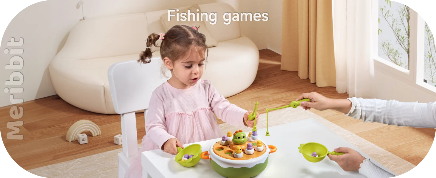 Equipped with a magnetic fishing rod and nets, kids can easily fish for mini dinosaurs, enhancing hand-eye coordination and providing a rewarding experience.