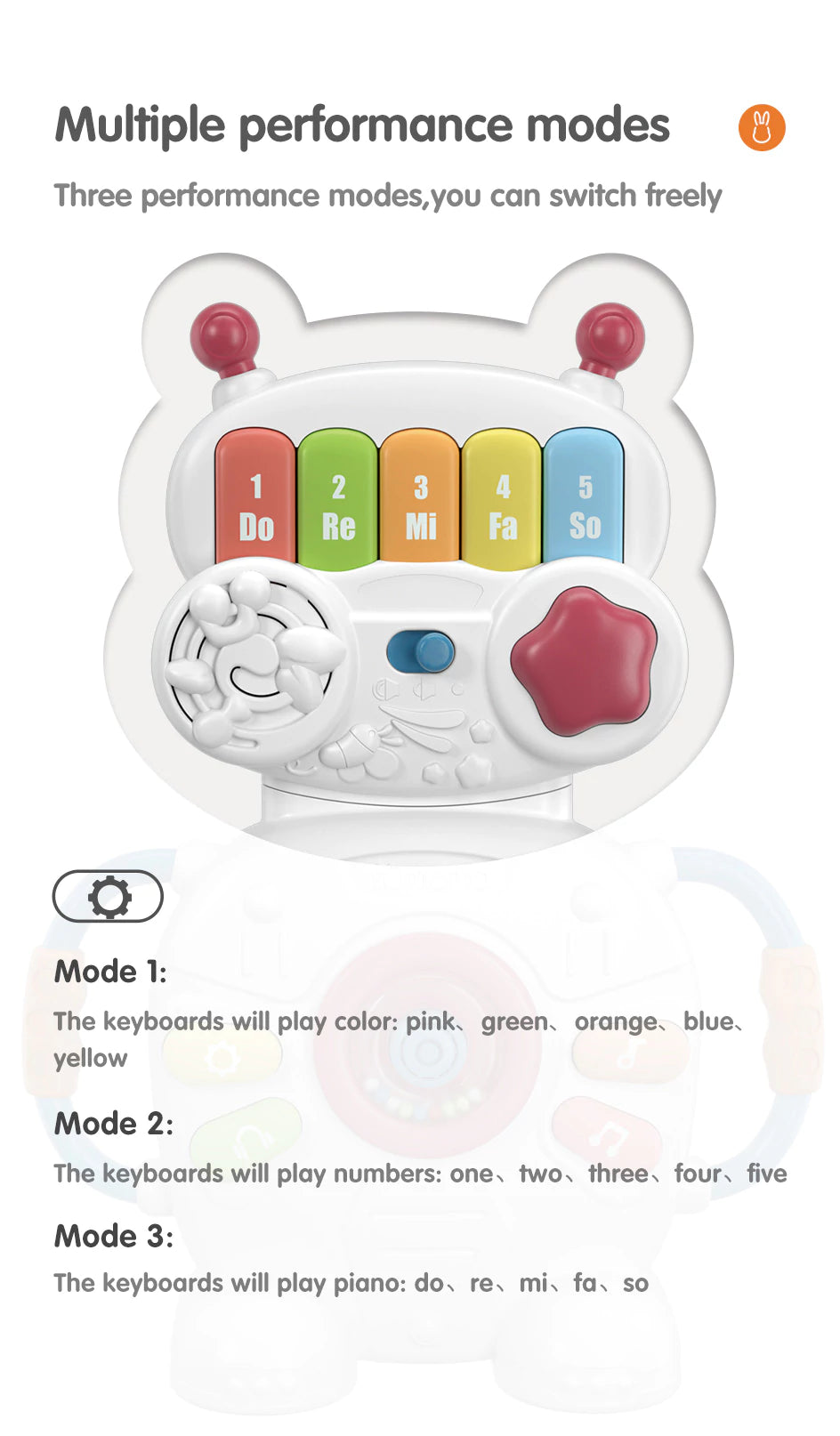 Babies_ early learning with musical robot toy