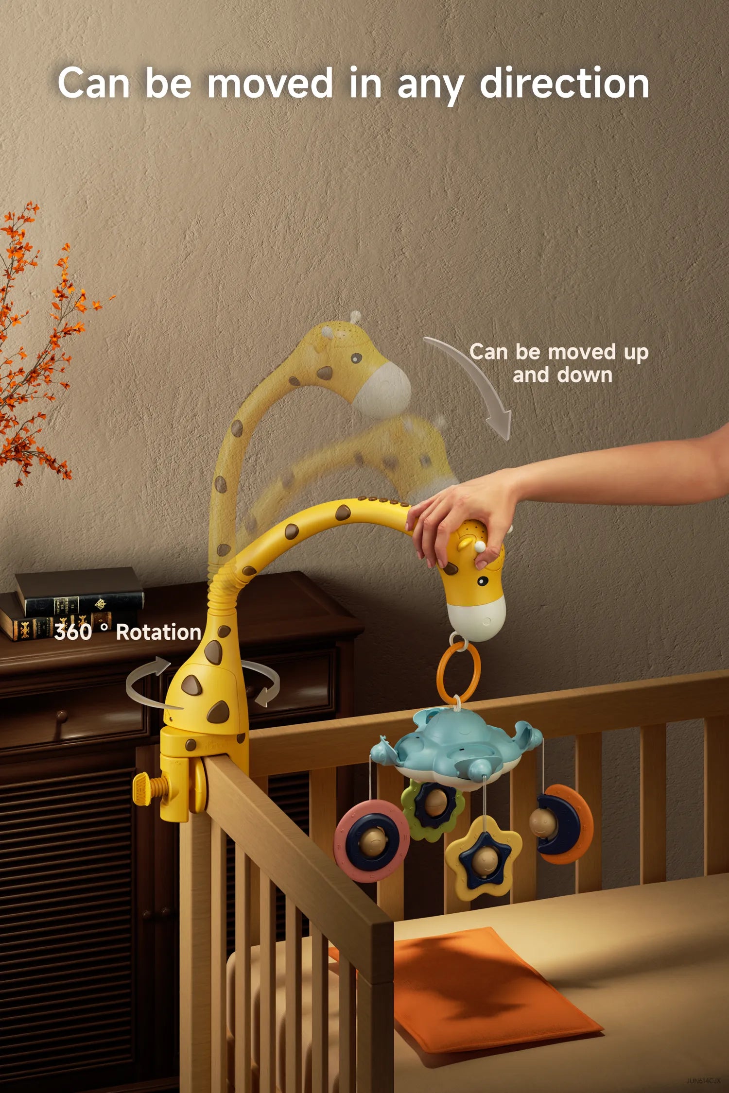 Baby Giraffe Toy can be moved in any direction