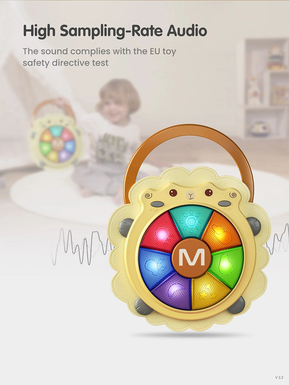 Baby musical toy for sensory play