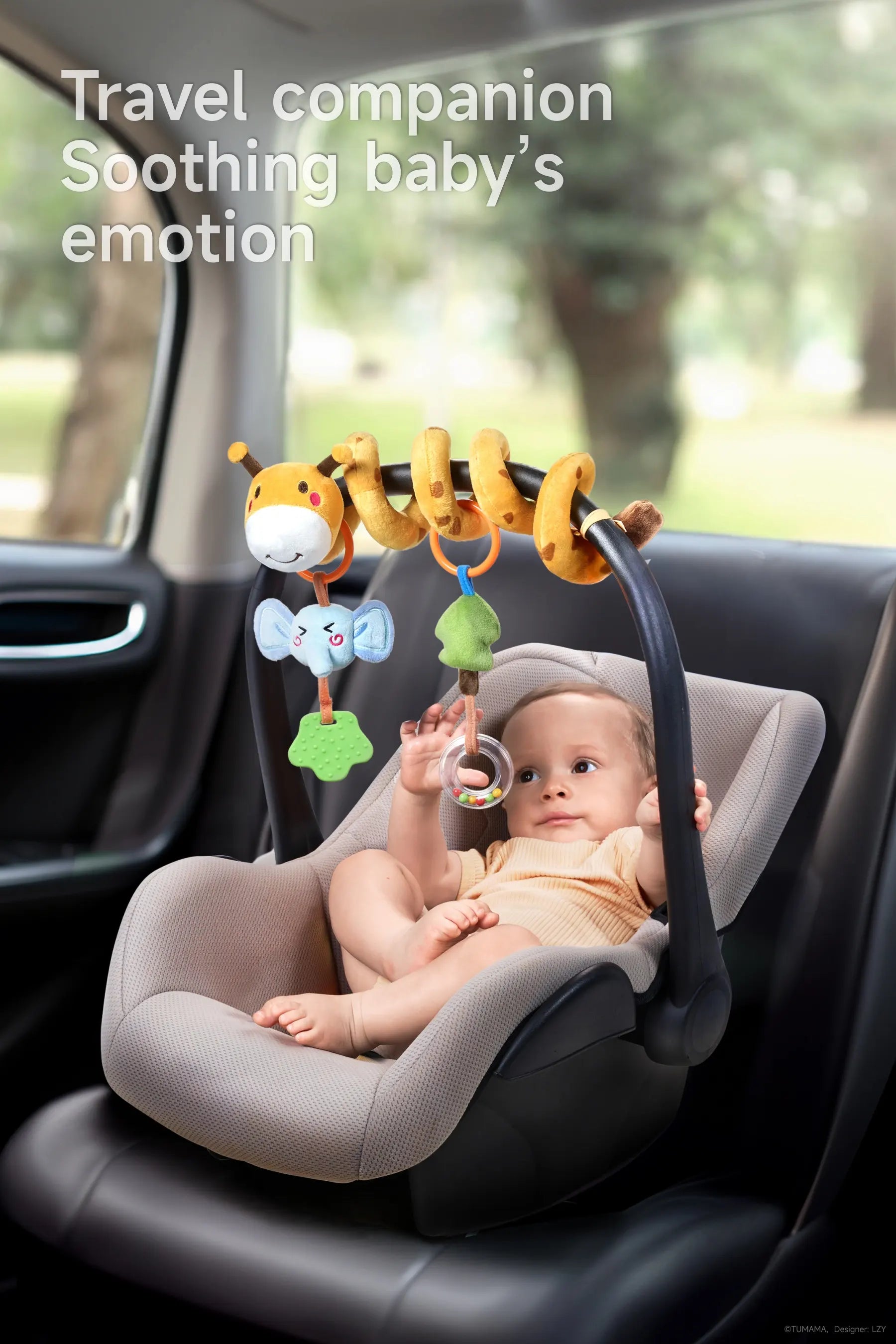 Baby stroller accessories with detachable toys