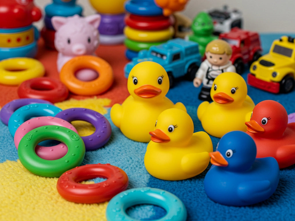 What is the Black Stuff in Bath Toy