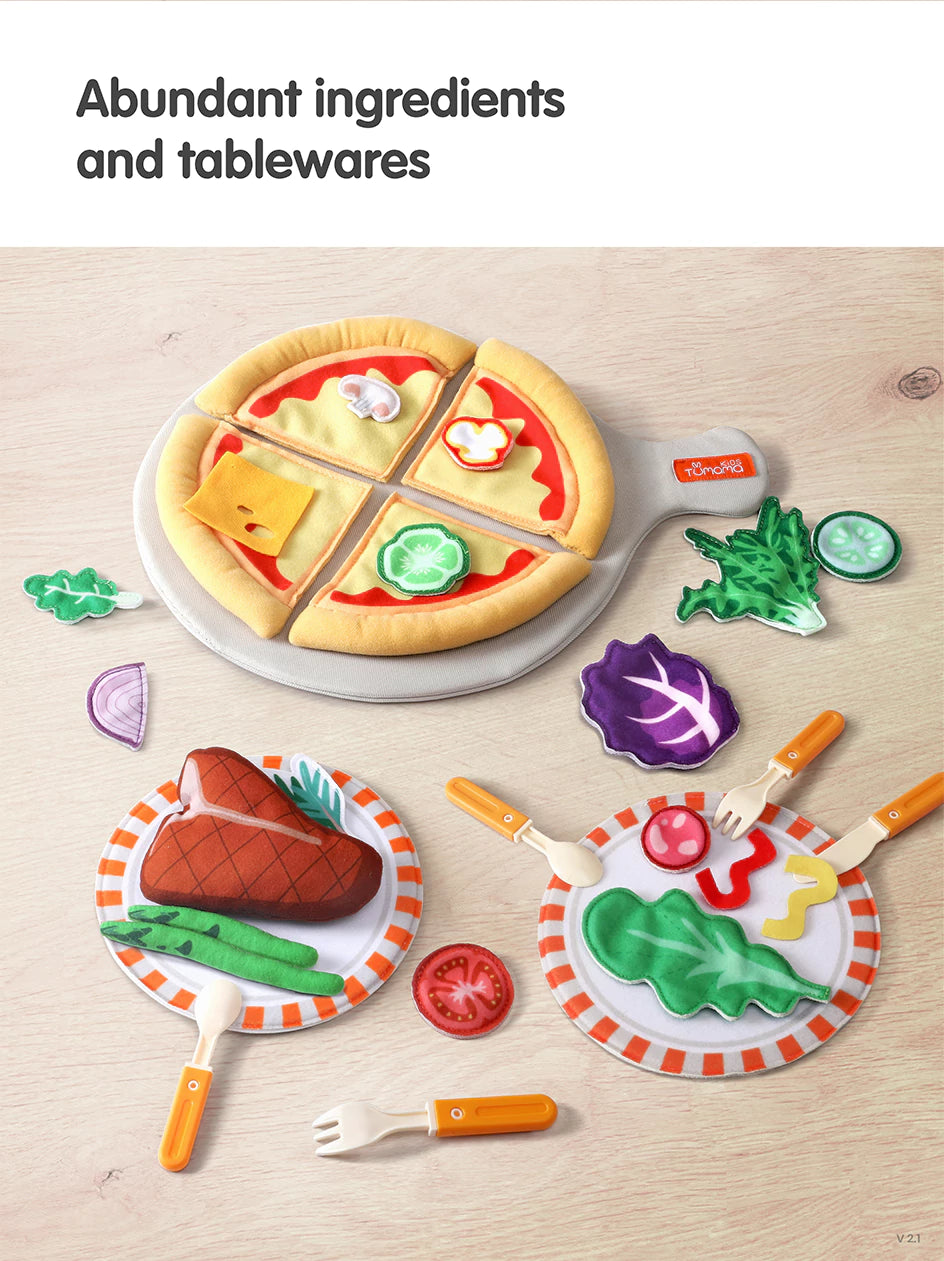 Creative playtime with pizza toy for toddlers