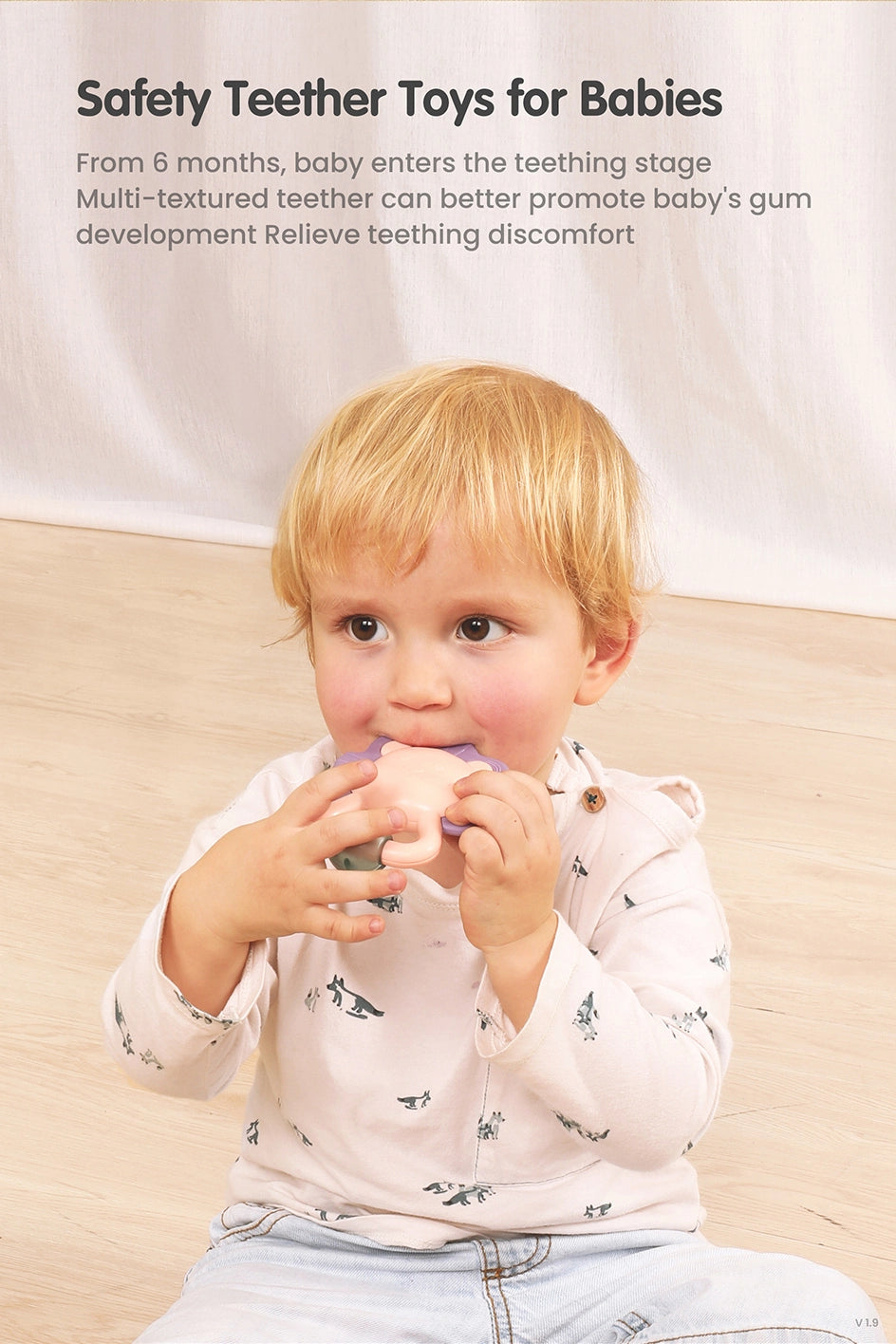 Developmental plaything teething toys for babies