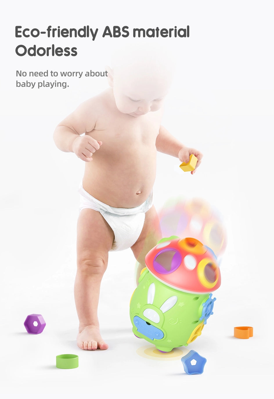 Early developmental shape sorter for babies