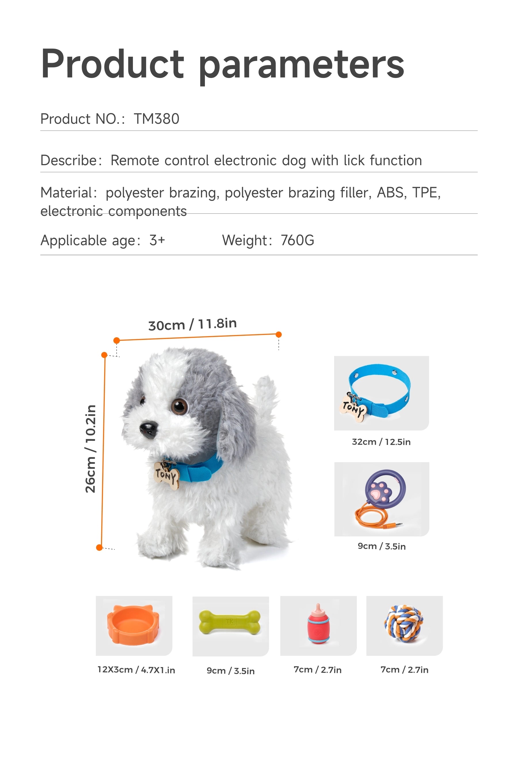 Electronic plush pet dog puppy for interactive play