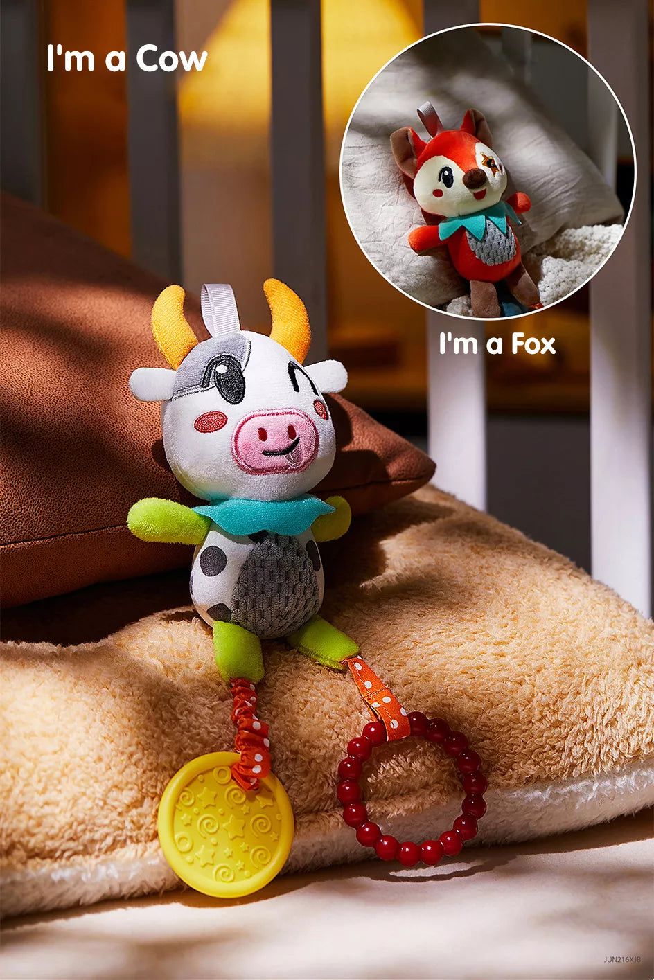 Infant hanging crib rattle collection