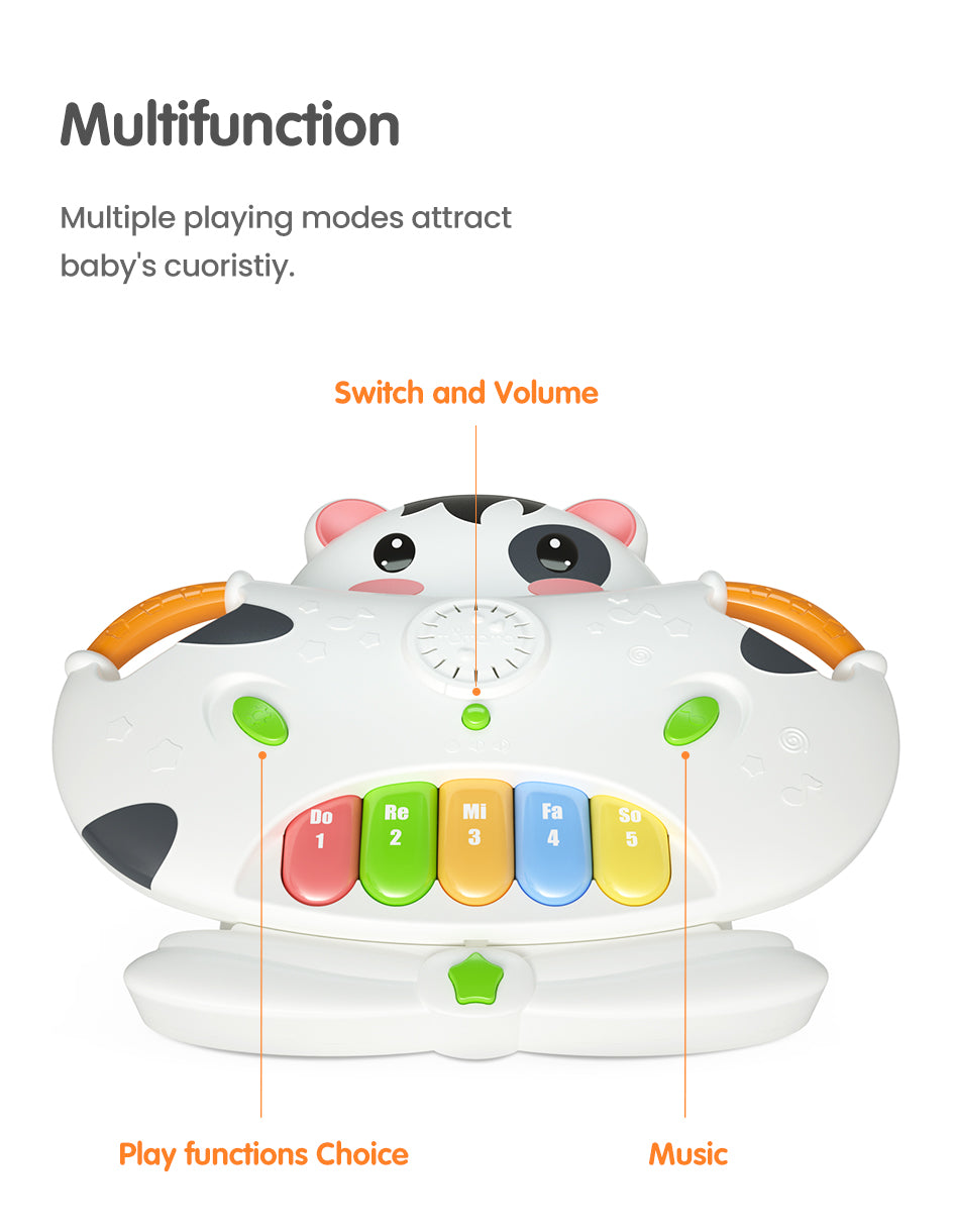 Interactive musical instrument for babies and toddlers