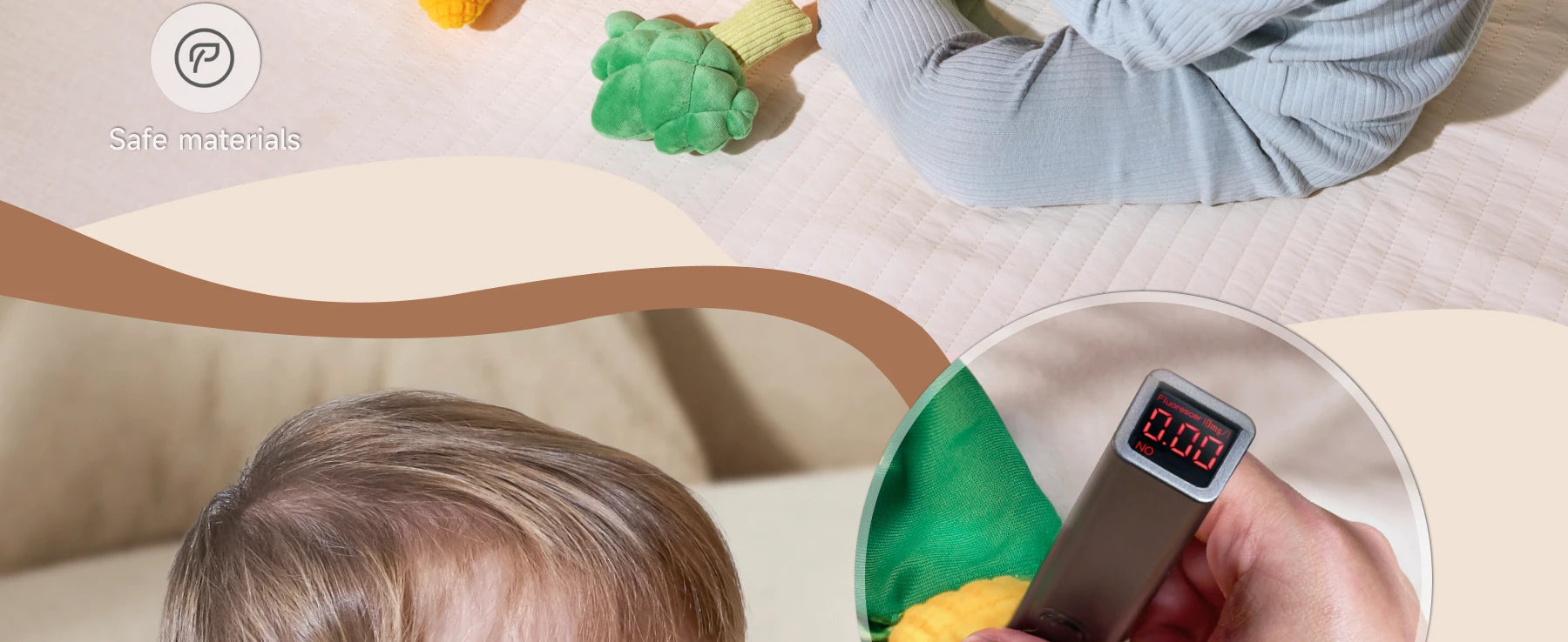 Montessori Interactive Vegetable Toys Set for Baby