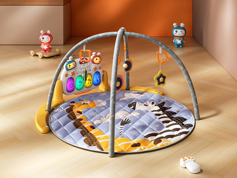 baby play gym with acousto and optic pedal