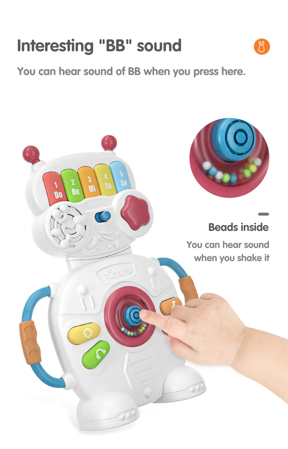 Musical toy with numbers and colors for toddlers_ play