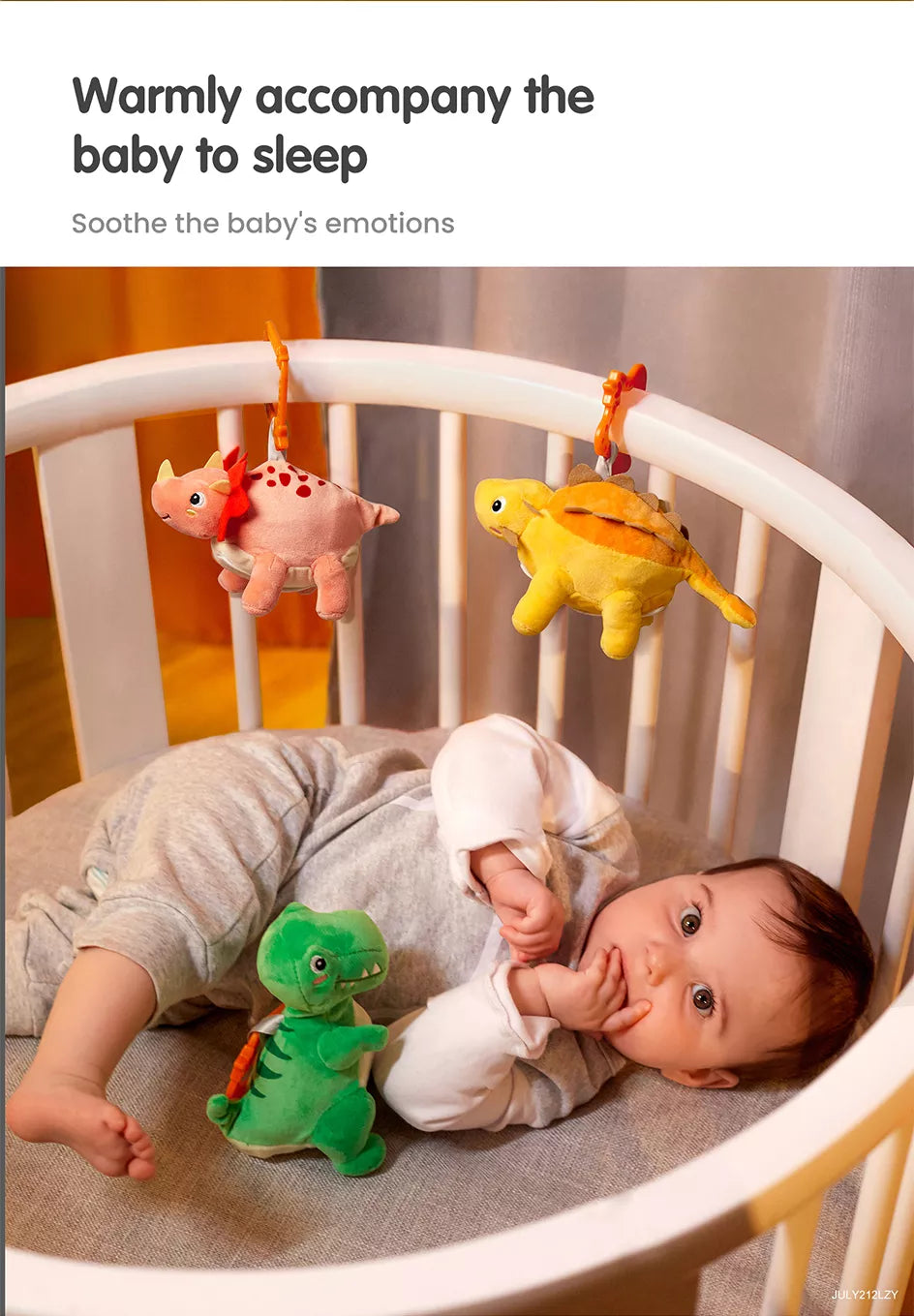 Plush Dinosaur Toys warmly accompany zhe baby to sleep