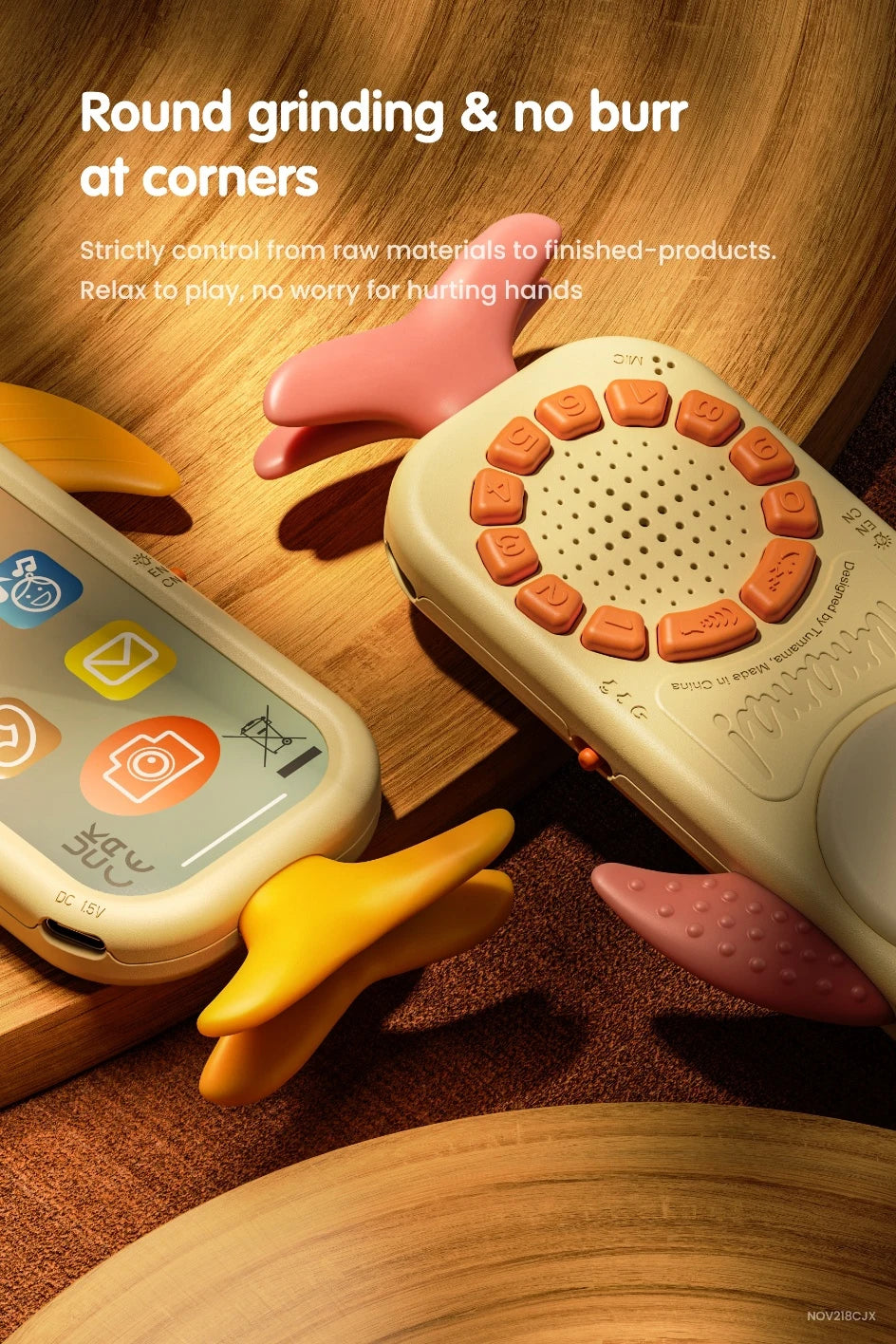 Rechargeable learning phone for 18 month olds