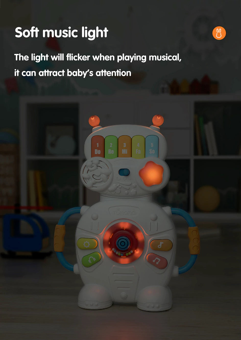 Robot instrument for early learning and musical exploration
