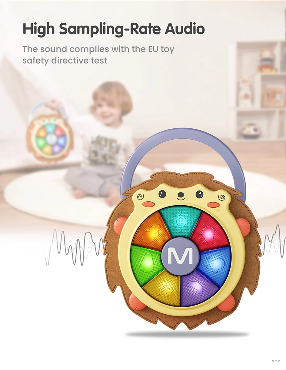 Sensory development toys for baby drumming