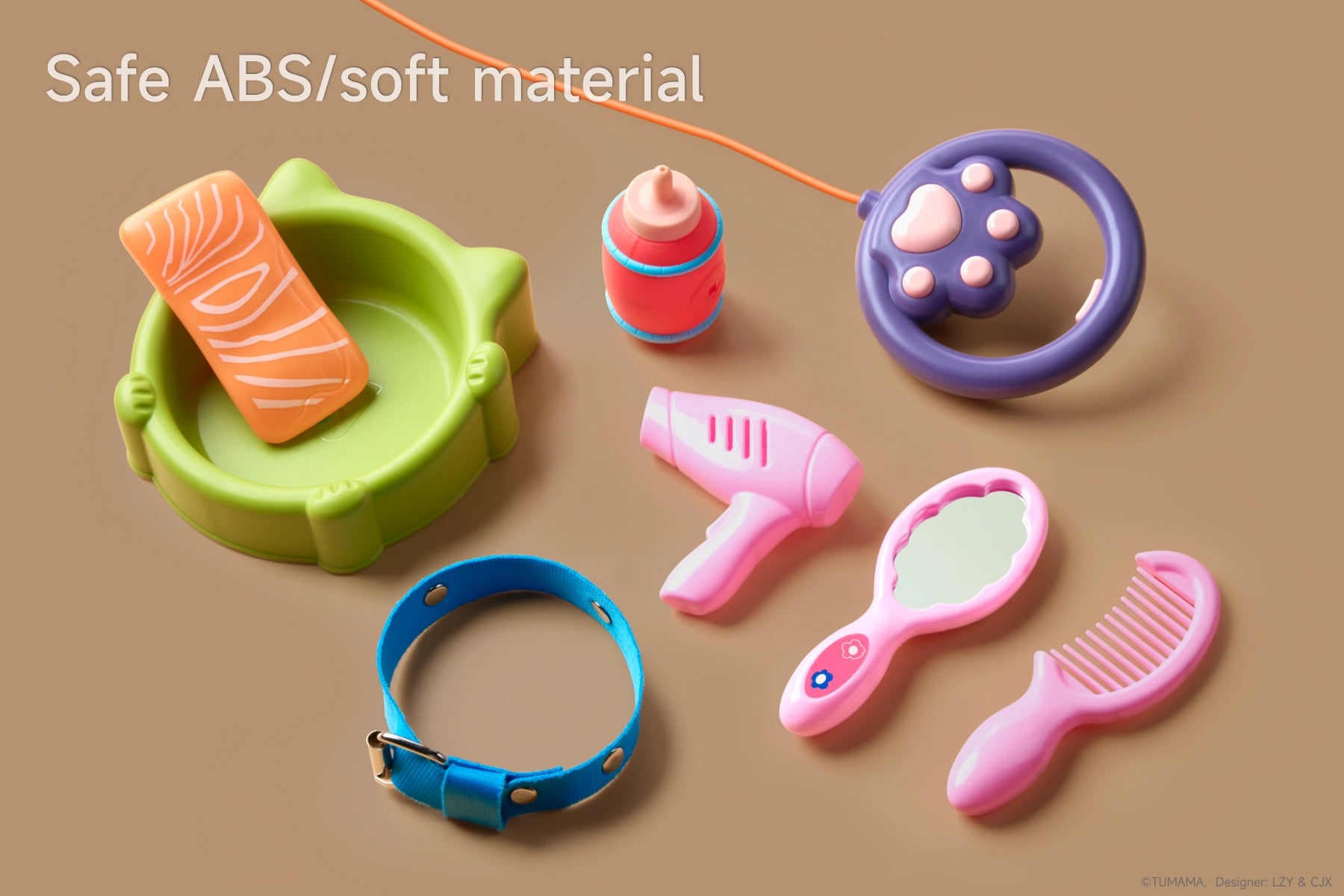 Safe ABS/softt material