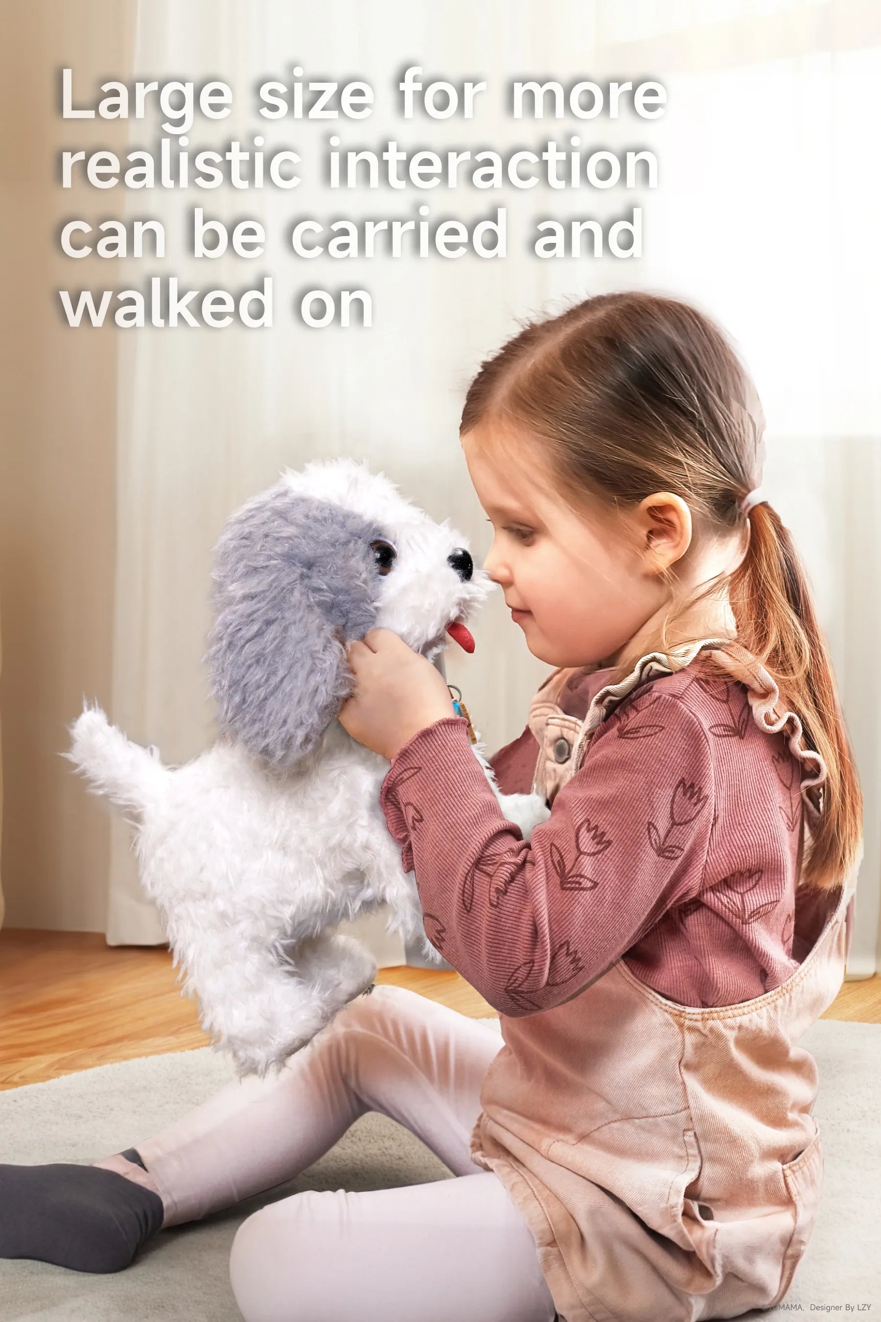 Walking dog toys with remote and voice activated commands