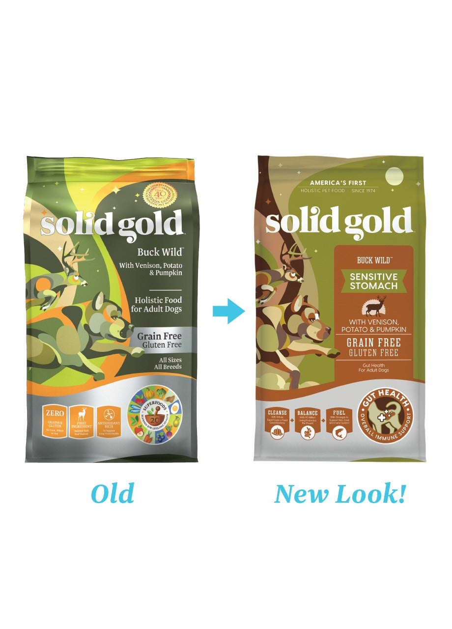 solid gold buck wild dog food