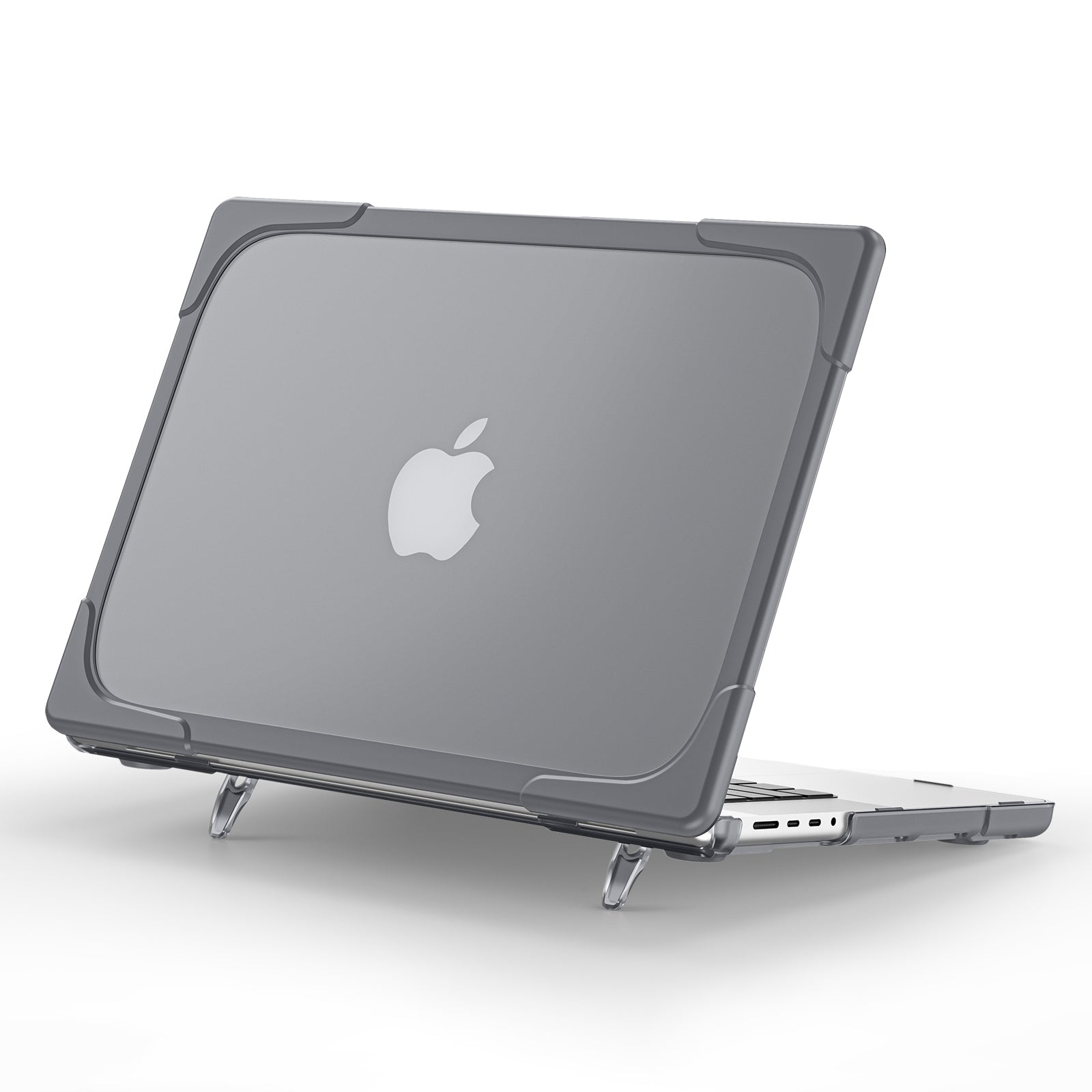 MacBook Pro 14 16 inch Case Heavy Duty Hard Protective Cover (Grey ...