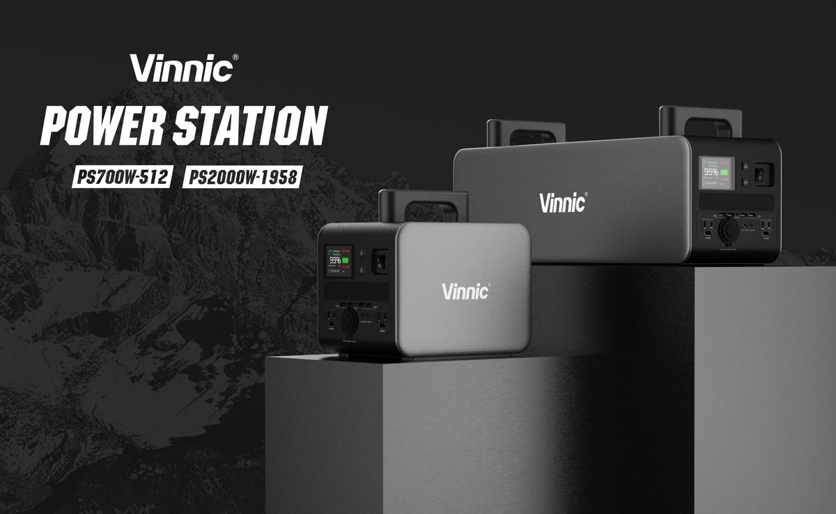 Vinnic PS700W-512Wh 160,000 mAh LFP Portable Power Station