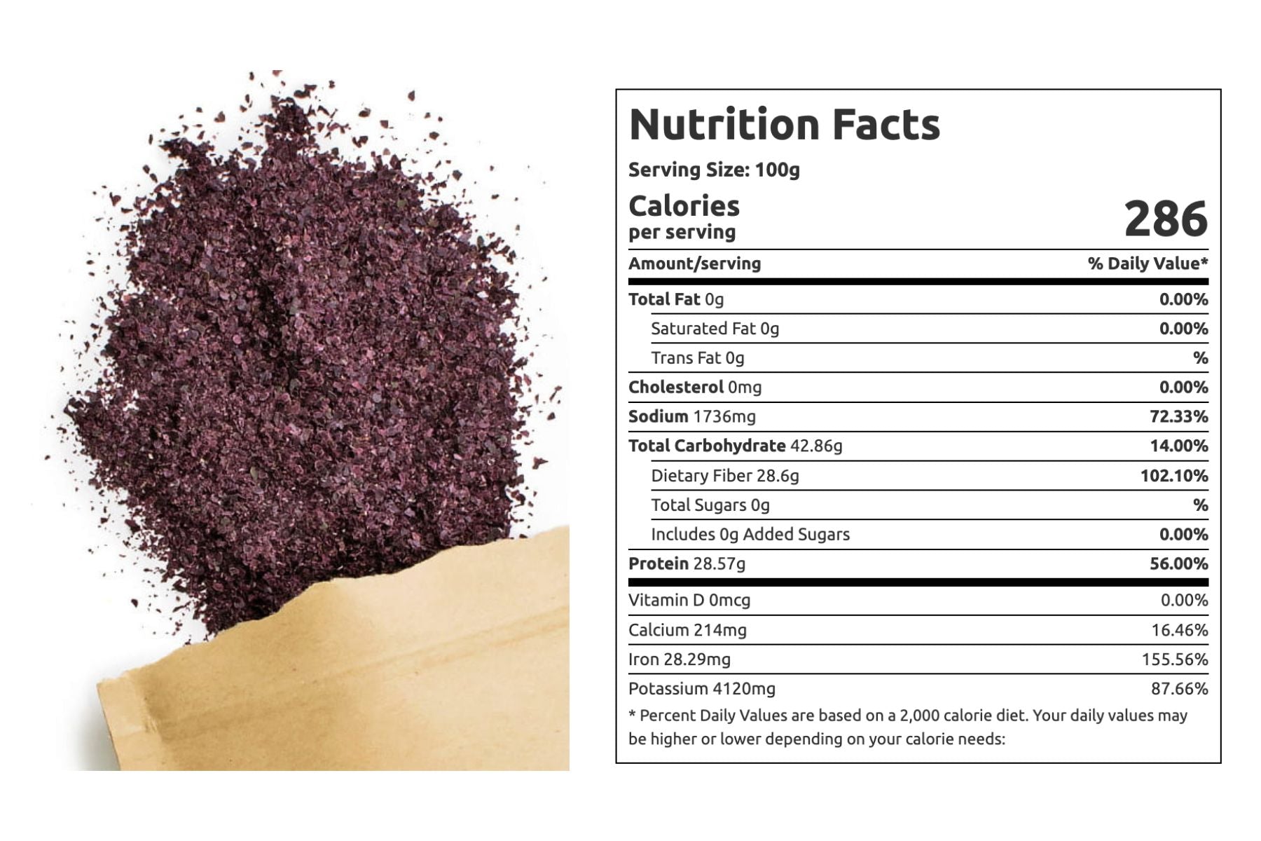 dulse granules nutrition