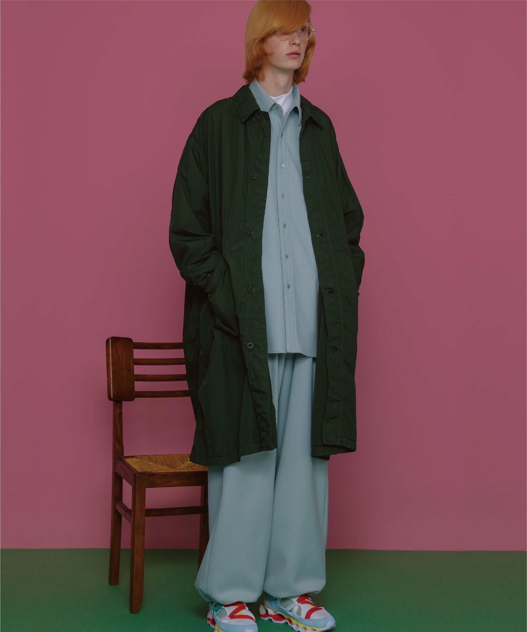 22SS Graphpaper OVERSIZED Double Jacket-