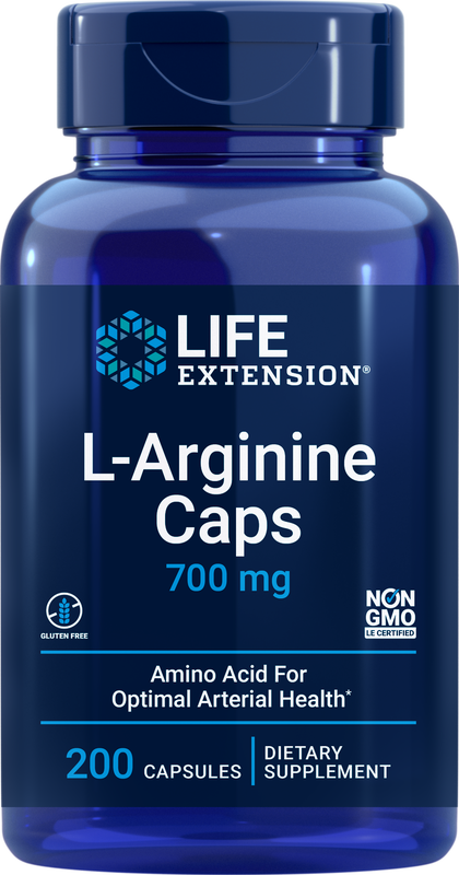 L-Arginine 700 mg 200 capsules Life Extension