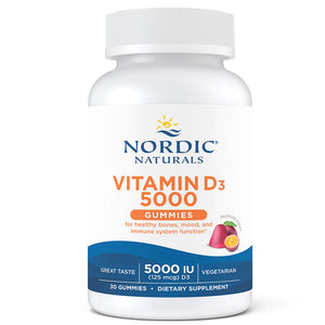 Vitamin D3 5000IU 30 Gummies Nordic Naturals - Nutrigeek - Nordic Naturals Vitamin D3 Gummies