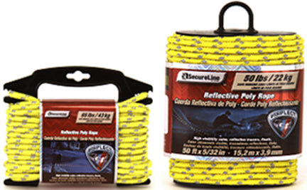 5/32 X50 YELLOW REFLECTIVE ROPE
