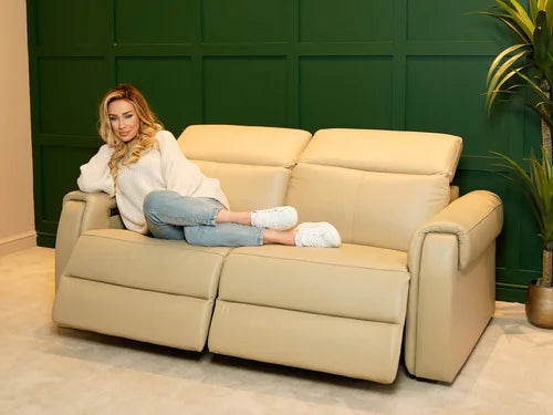 3 Seater Electric Real Leather — Turin