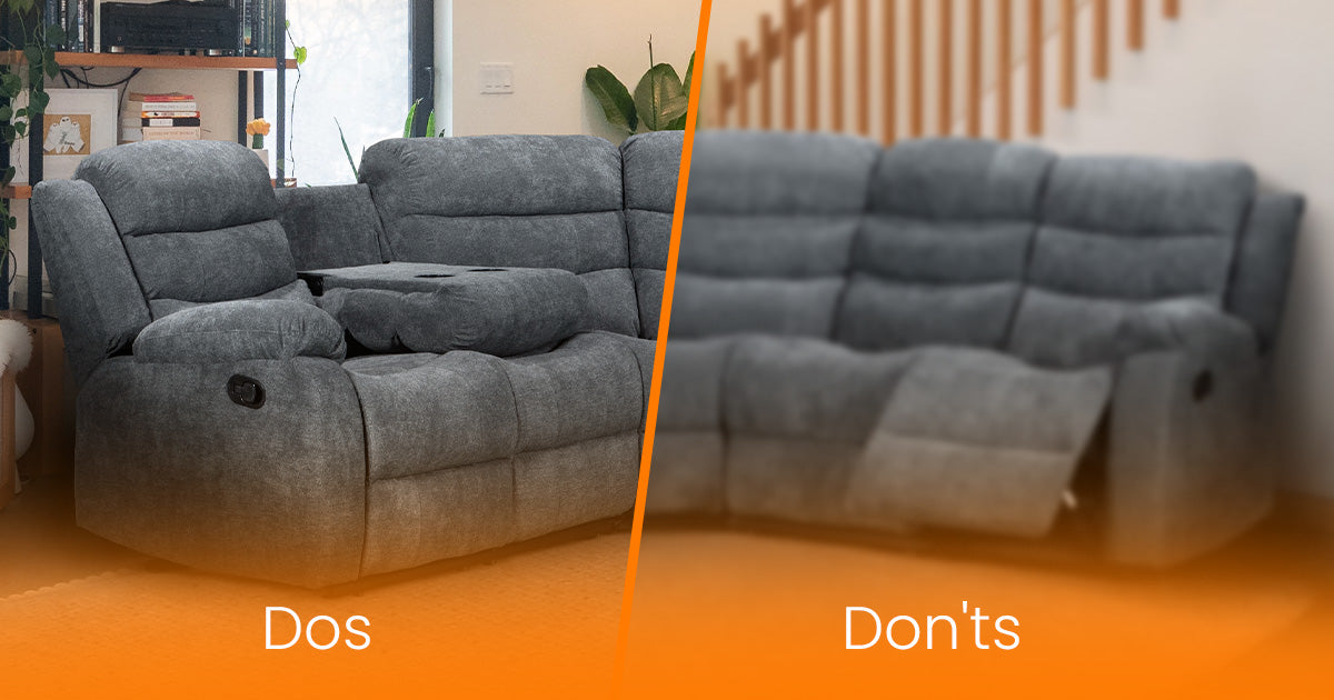 Do's and dont's when it comes to your sofa