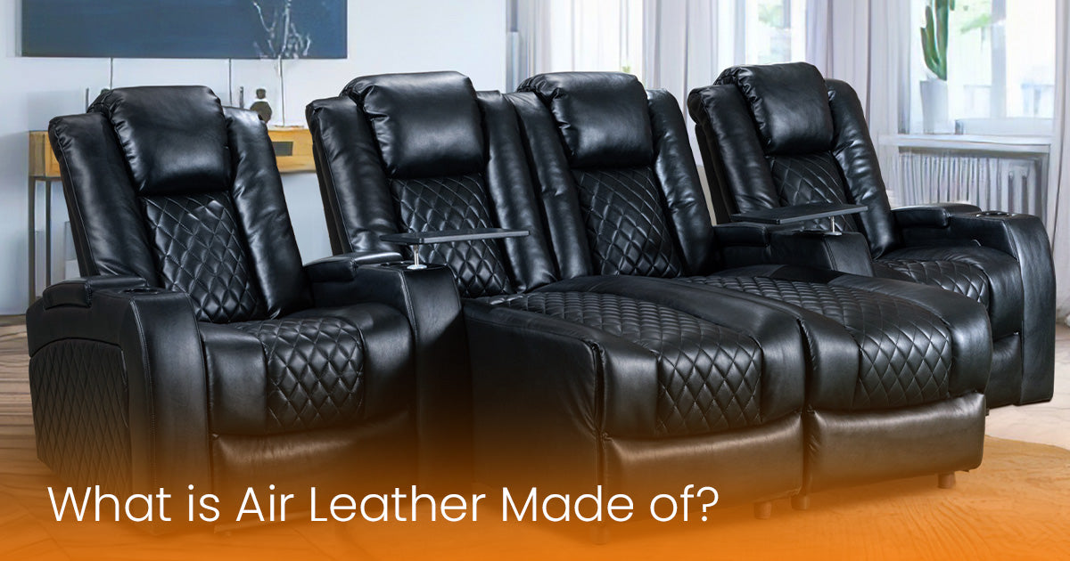 What's leather aire made of