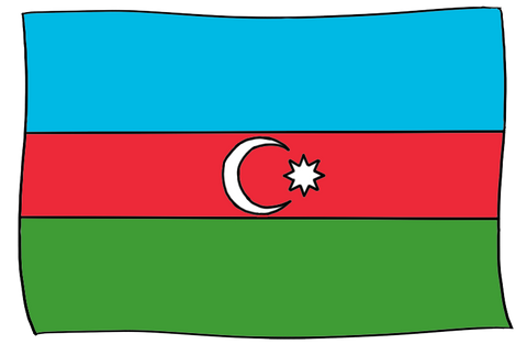 Azerbaijan flag