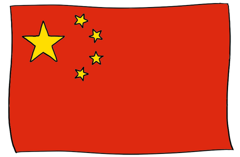 China flag