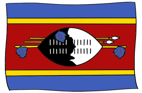 Eswatini (Swaziland) flag