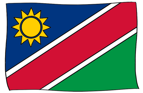  Namibia flag