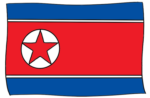 North Korea flag