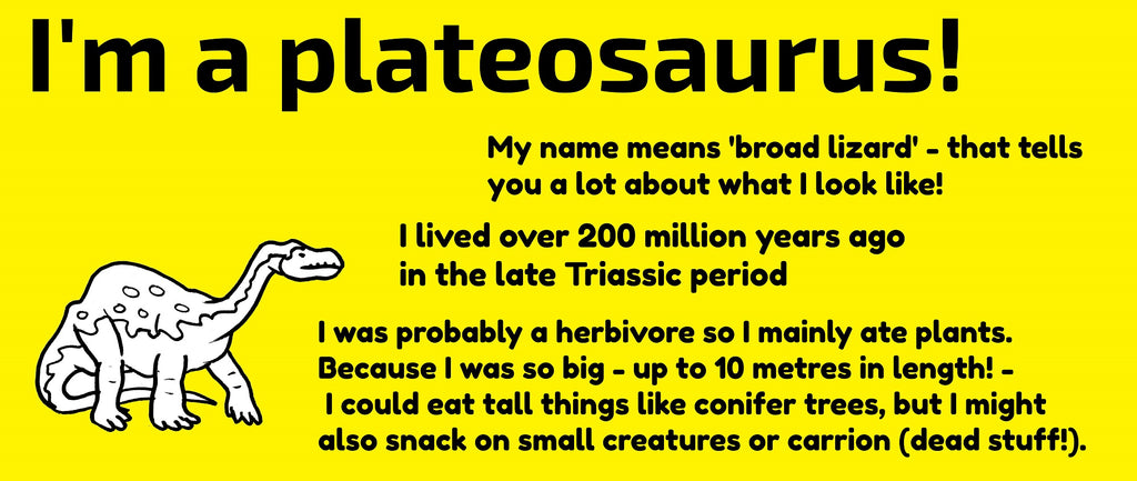 Learn About Dinosaurs - The Plateosaurus