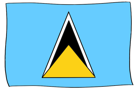 Saint Lucia flag