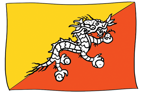 Bhutan flag