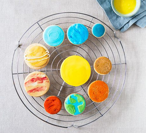 space themed baking for kids