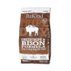 PetKind Bison Tripe Dog 25# - The Pets Natural Choice