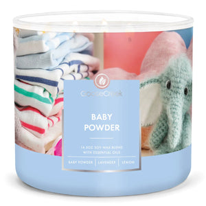 BABY POWDER 3-Wick Large Jar Candle by Goose Creek Candle Company - The Haus of Wicks Candle Company