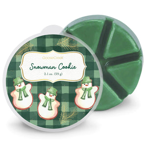 SNOWMAN COOKIE 6-Piece Wax Melts by Goose Creek Candle Company - The Haus of Wicks Candle Company