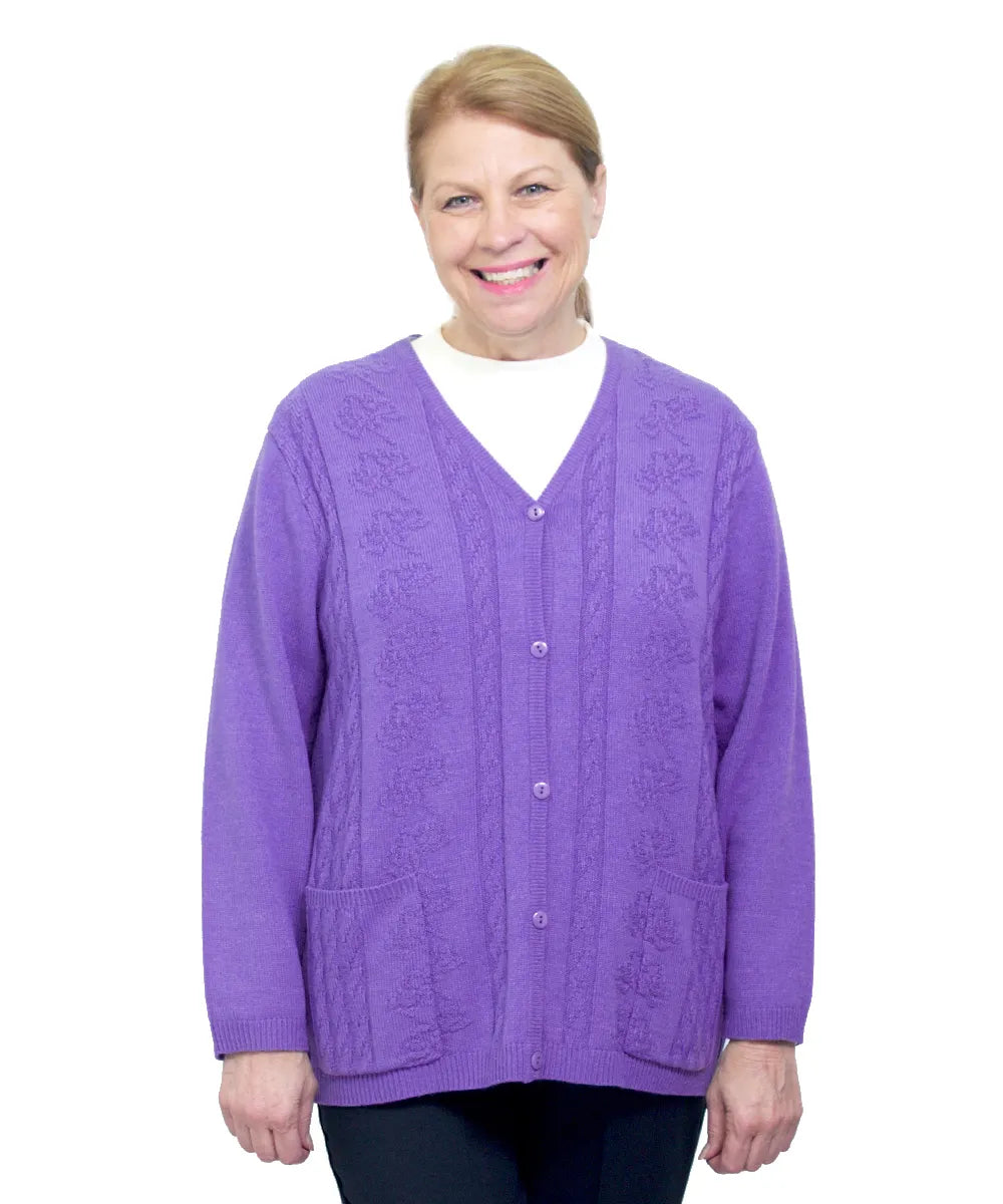 Women’s Open-Back Adaptive Cardigan - Senior Supply product image