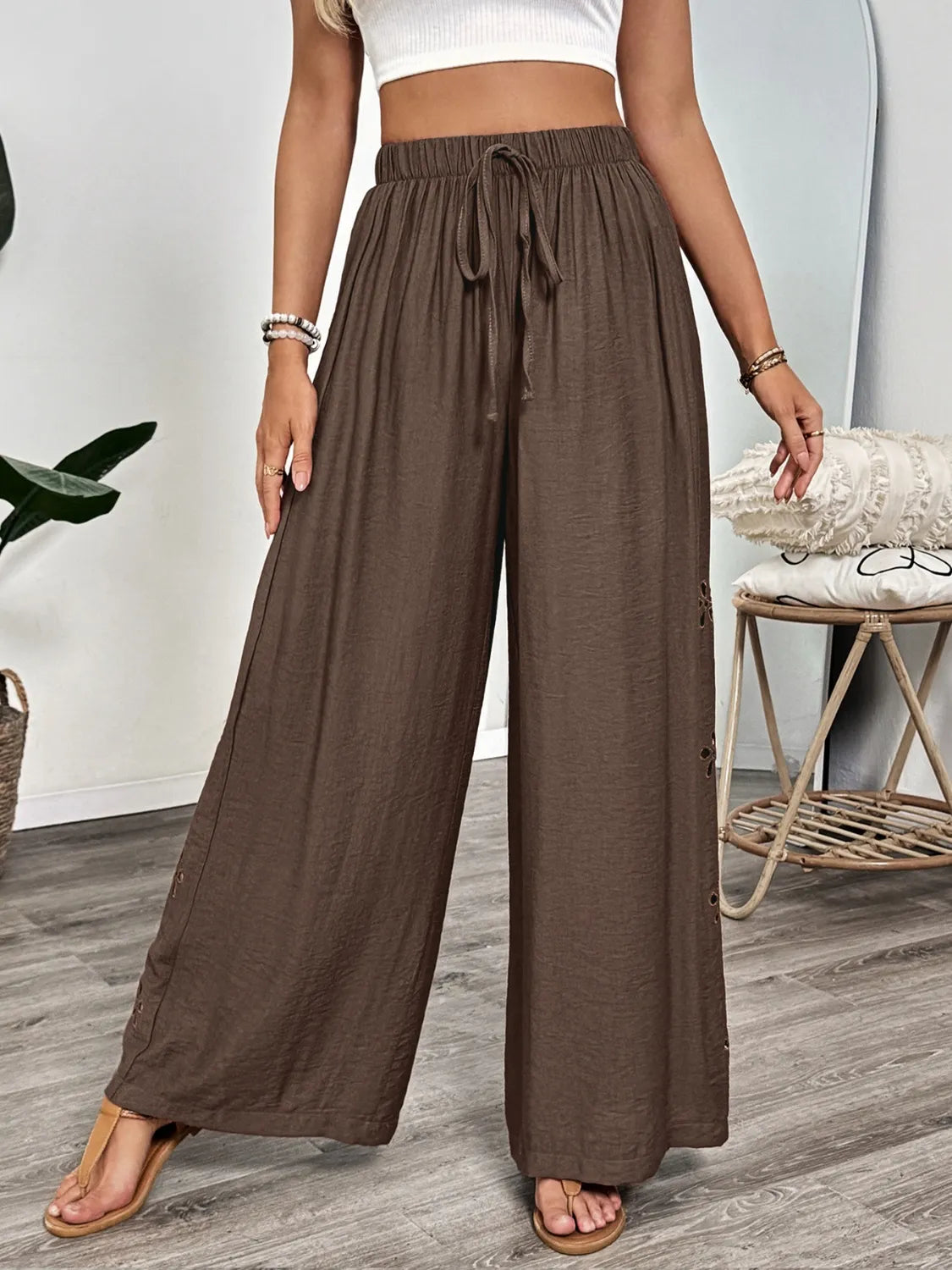 Casual Wide Leg Pants