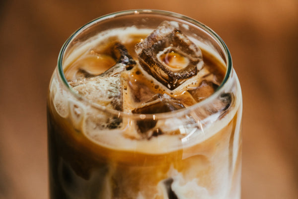 The caffeine content in a cold beverage can be easily regulated by the size of the ice cubes.