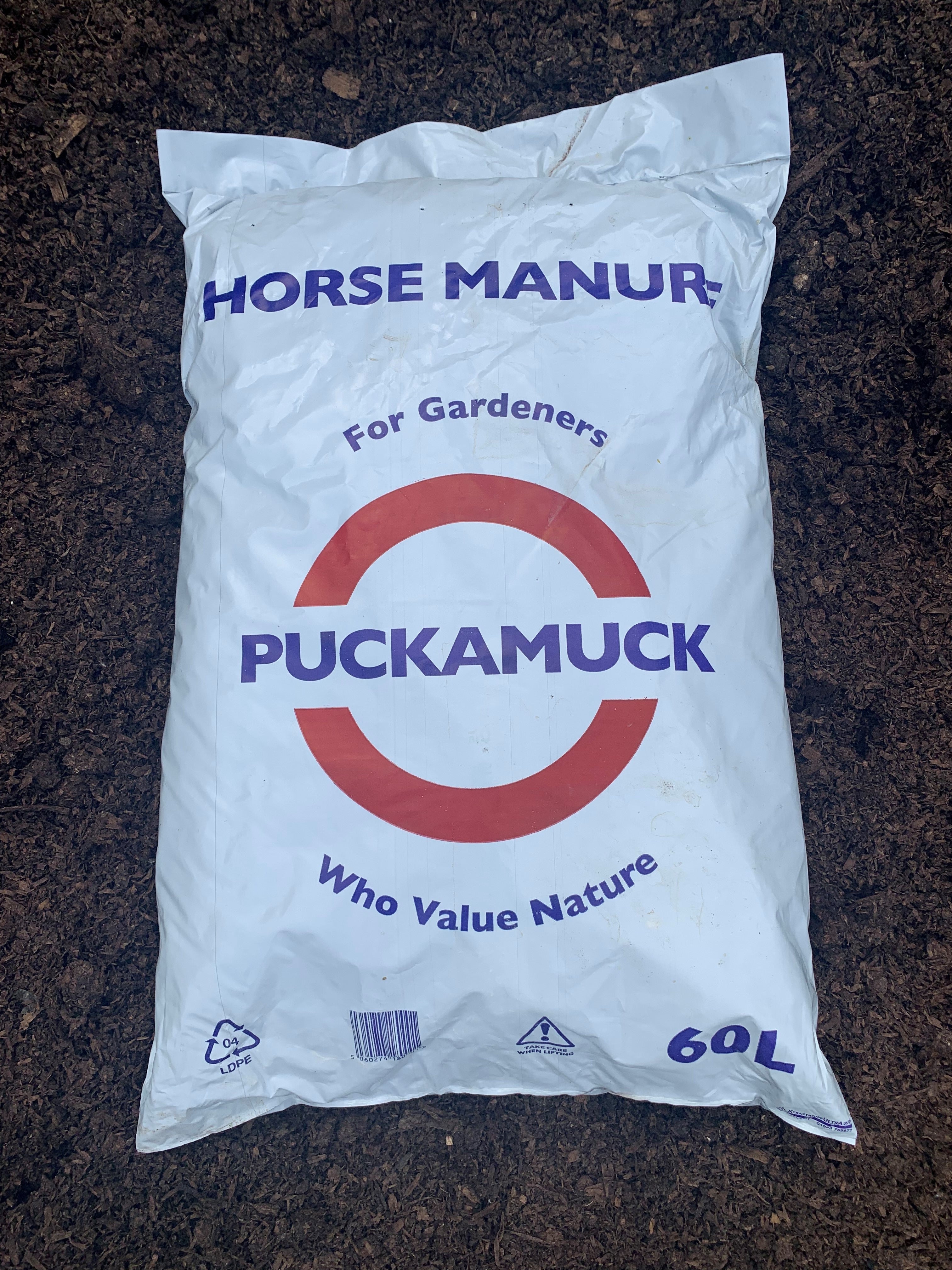 60 Litre Sack - Well rotted horse manure