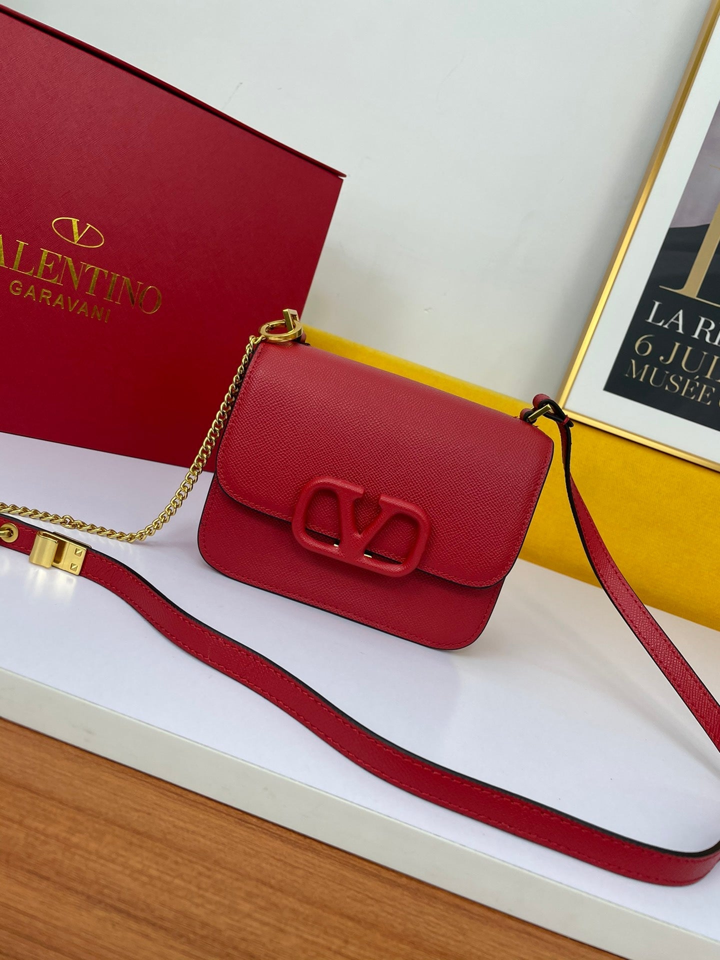 Valentino Women's fashion Leather Shoulder Bag Satchel Tote 